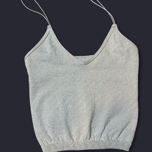 Intimately Free People Sparkly Cami Crop Top Size Xs/S